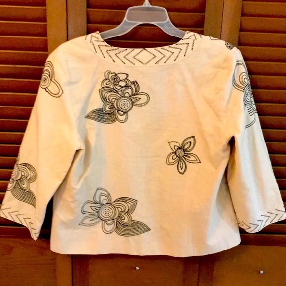 |NWT Carol Little Stitched Design Blazer- L - Picture 5 of 5